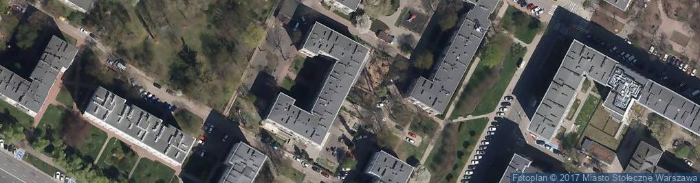 Zdjęcie satelitarne Przedszkole Integracyjne Nr 404