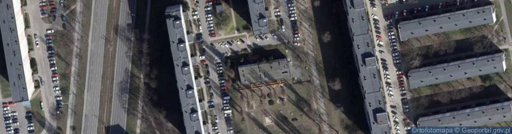 Zdjęcie satelitarne Przedszkole Miejskie Nr 221 - Integracyjne