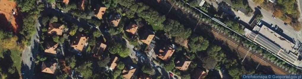 Zdjęcie satelitarne Przedszkole Niepubliczne Językowe Lew Leon