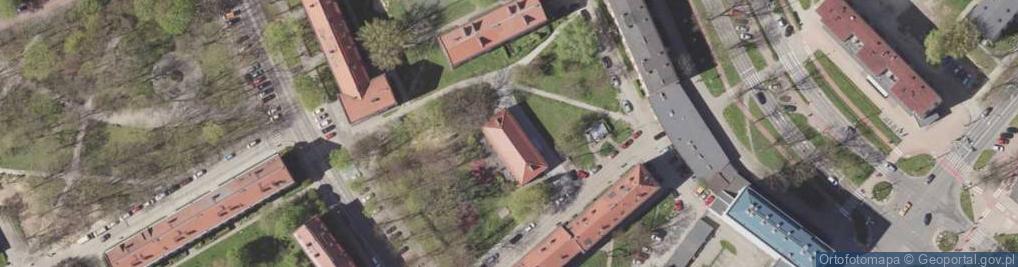 Zdjęcie satelitarne Przedszkole Nr 14 Im. Marii Montessori