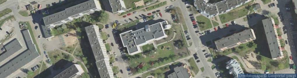 Zdjęcie satelitarne Przedszkole Samorządowe Nr 64 Pn. 'Akademia Jasia I Małgosi'