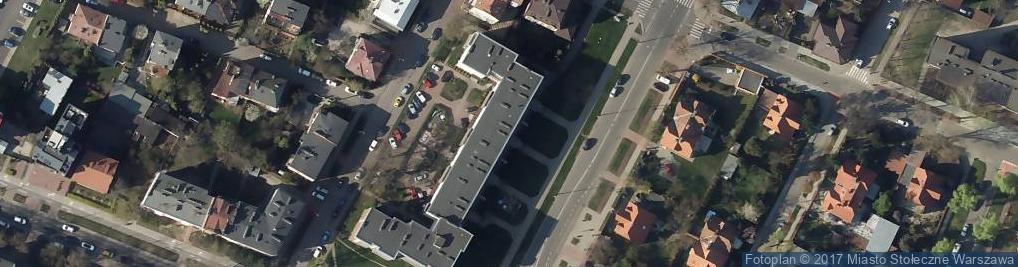 Zdjęcie satelitarne Punkt Przedszkolny Integracyjny Tajemniczy Ogród