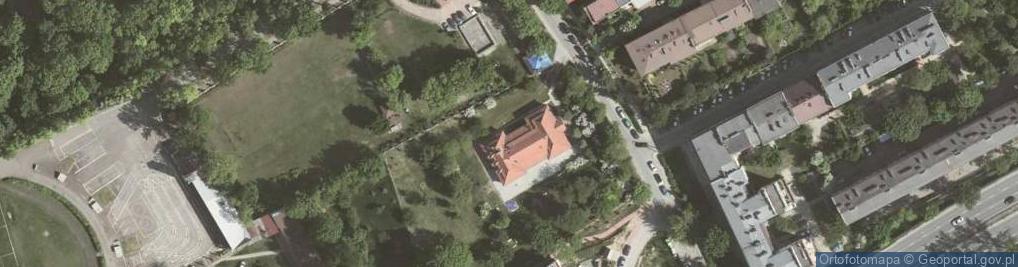 Zdjęcie satelitarne Samorządowe Przedszkole Nr 92 'Dworek Na Krzemionkach'