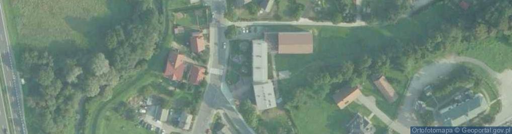 Zdjęcie satelitarne Samorządowe, Zespół Placówek Oświatowych w Głogoczowie
