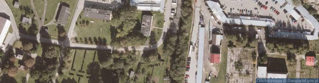 Zdjęcie satelitarne Przejście graniczne Czermna-Malá Čermná