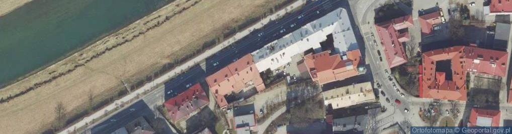 Zdjęcie satelitarne Przejście graniczne Przemyśl-Mościska
