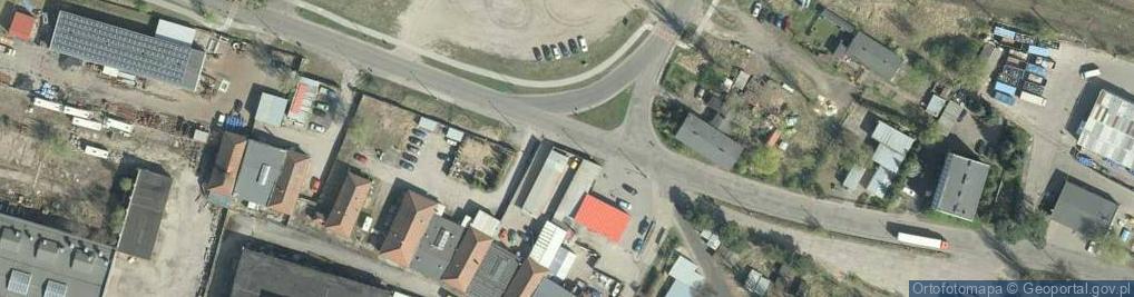 Zdjęcie satelitarne ZNS Zakład Naprawy Samochodów
