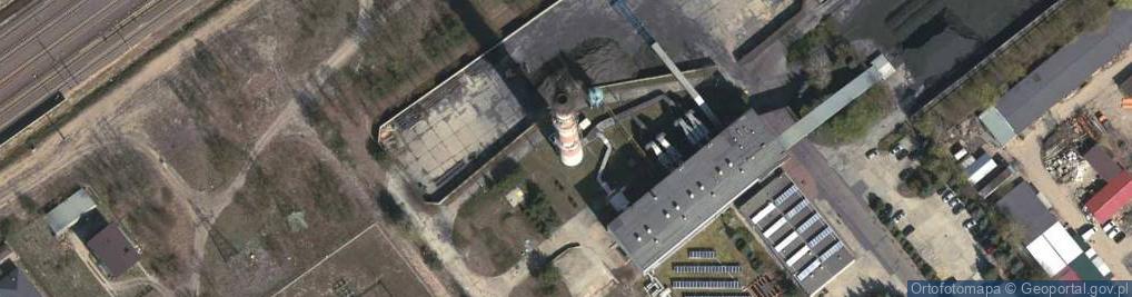 Zdjęcie satelitarne Komin