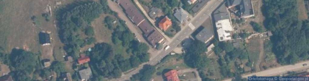 Zdjęcie satelitarne Gminny Ośrodek Zdrowia w Choczewie