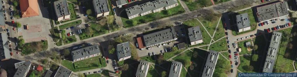 Zdjęcie satelitarne Okręgowa Stacja Pogotowia Ratunkowego w Rudzie Śląskiej