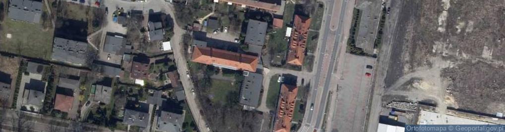 Zdjęcie satelitarne Przyszpitalna poradnia rehabilitacyjna