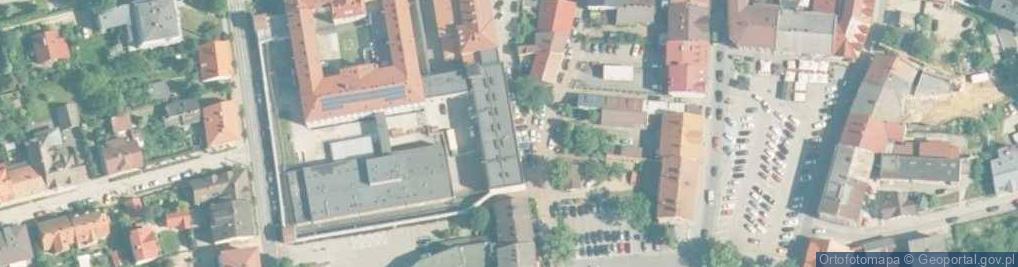 Zdjęcie satelitarne ZOZ ZK W Wadowicach