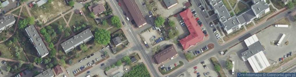 Zdjęcie satelitarne Wypożyczalnia przyczep i lawet