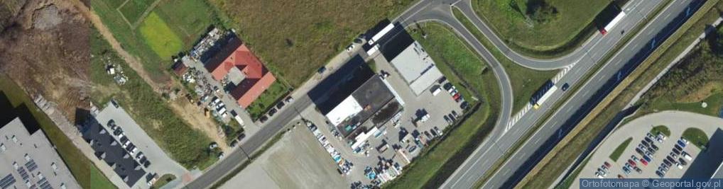 Zdjęcie satelitarne PSB - Skład budowlany