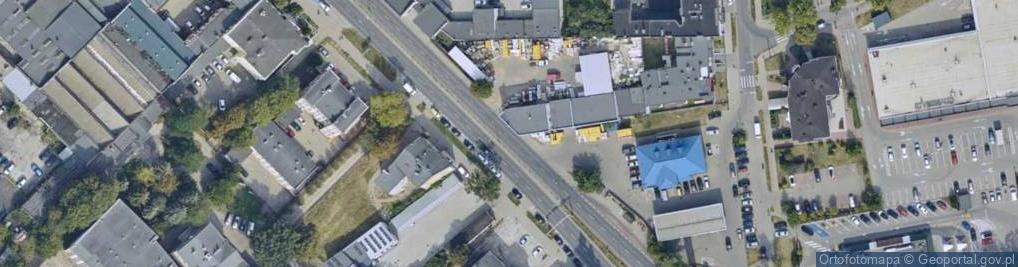 Zdjęcie satelitarne PSB - Skład budowlany