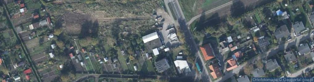 Zdjęcie satelitarne PSB - Skład budowlany