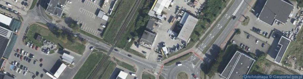 Zdjęcie satelitarne PSB - Skład budowlany