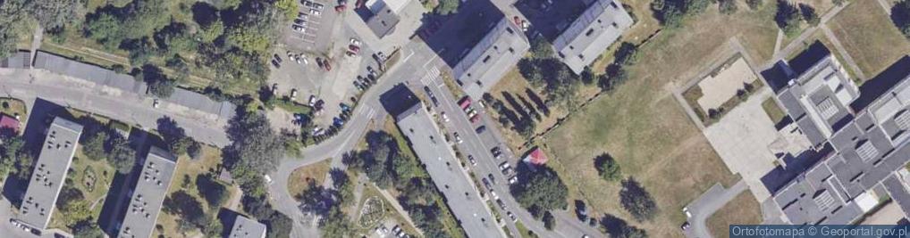 Zdjęcie satelitarne Bar u Chłopów