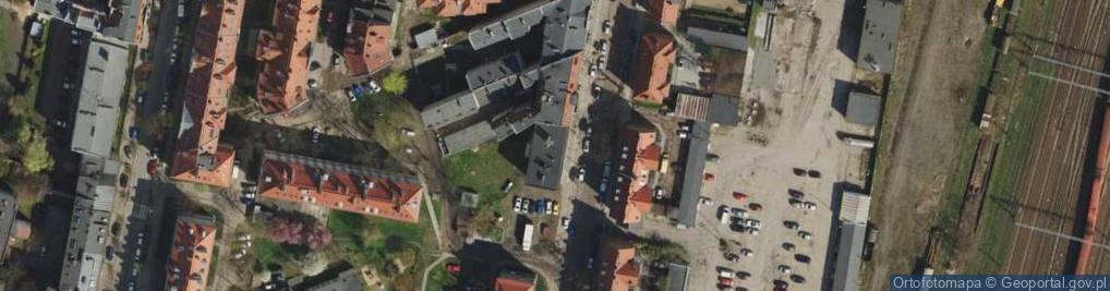 Zdjęcie satelitarne Łazarski Pub Hanke Wojciechowska M Ałgorzata Czechanowska Jolanta