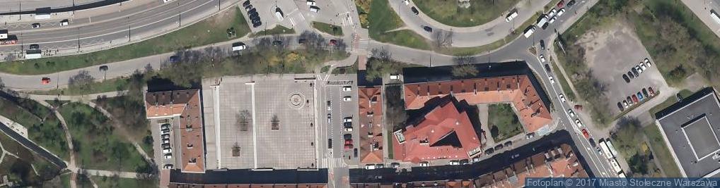 Zdjęcie satelitarne Pub 'Pod Baryłką'