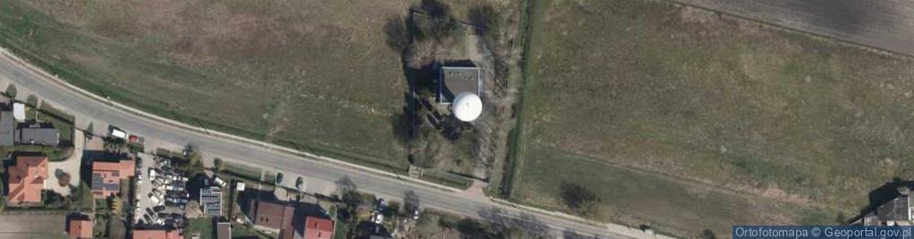 Zdjęcie satelitarne EPWA Whiskey - wieża radaru