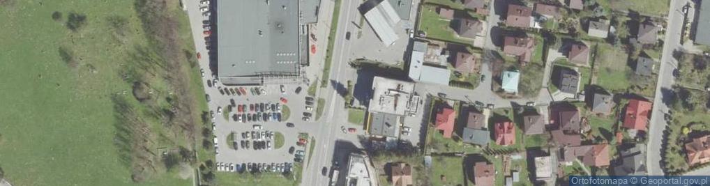 Zdjęcie satelitarne Oddział PZU SA w Nowym Sączu