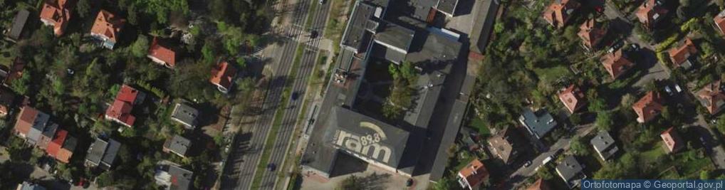 Zdjęcie satelitarne Radio Wrocław