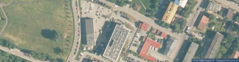 Zdjęcie satelitarne Nieoznakowa Skoda Superb KCH 55SX. Patroluje powiat chrzanowski