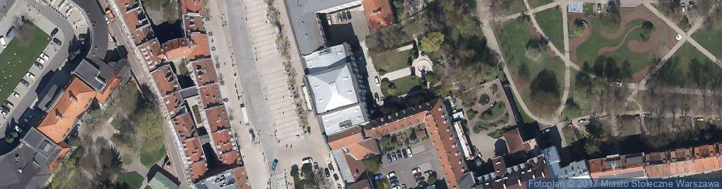 Zdjęcie satelitarne Dom Polonii Warszawa