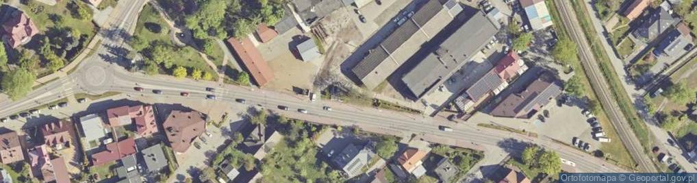 Zdjęcie satelitarne Dwa mosty