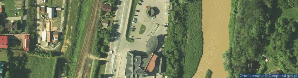 Zdjęcie satelitarne Hostel Rytro