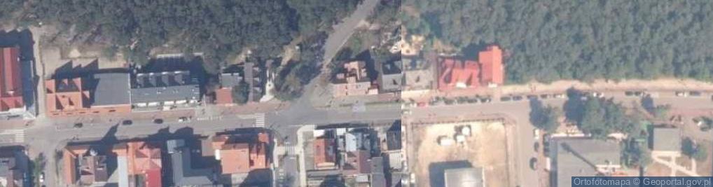 Zdjęcie satelitarne Łebska Chata
