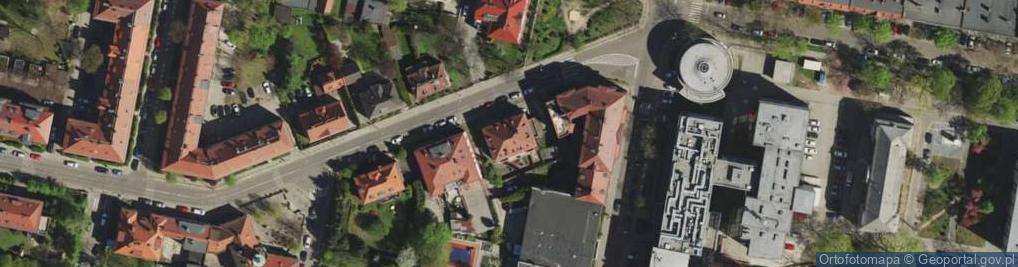 Zdjęcie satelitarne Pod Cechem