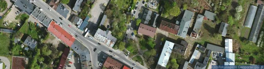 Zdjęcie satelitarne Pod Kasztanami