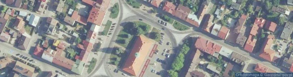 Zdjęcie satelitarne Pod Zegarem
