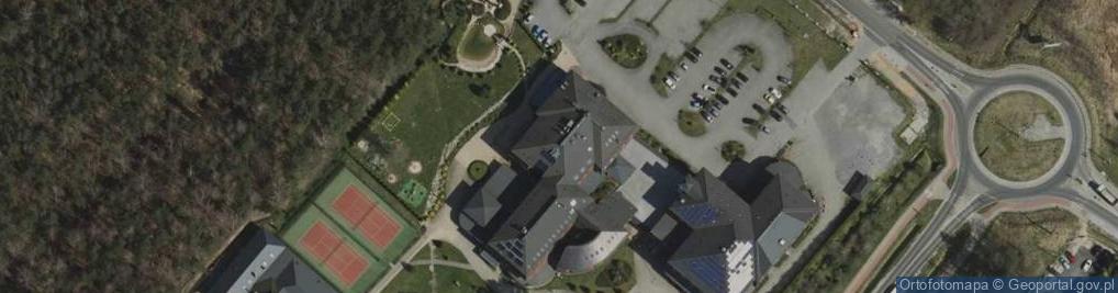 Zdjęcie satelitarne Restauracja Hotelu Villa Verde Congress & SPA