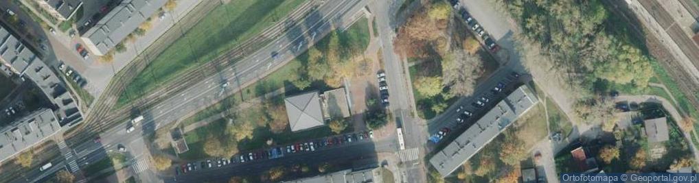 Zdjęcie satelitarne Rezerwat Archeologiczny Kultury Łużyckiej