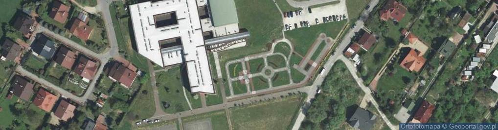 Zdjęcie satelitarne Miasteczko rowerowe.