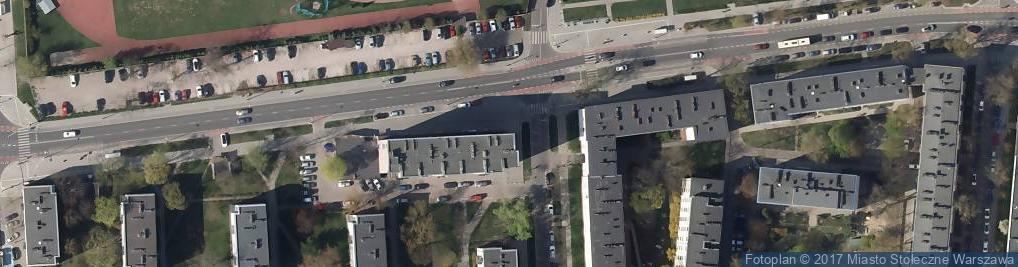 Zdjęcie satelitarne Stacja rowerów Veturilo