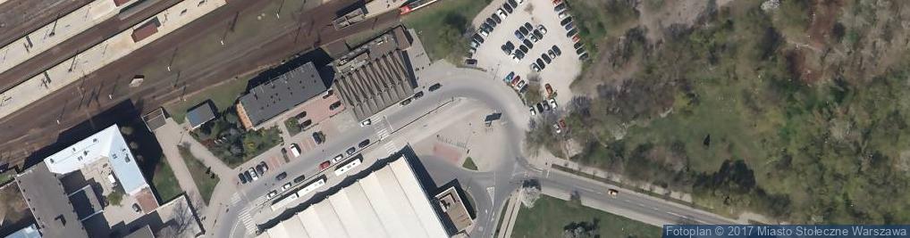Zdjęcie satelitarne Stacja rowerów Veturilo