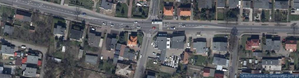 Zdjęcie satelitarne Trasa rowerowa