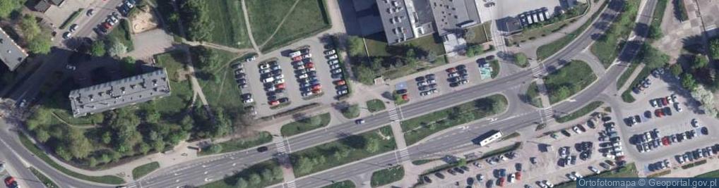 Zdjęcie satelitarne Toruński Rower Miejski - stacja