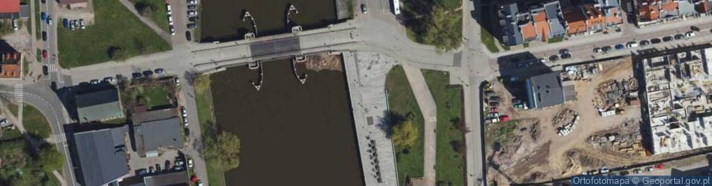 Zdjęcie satelitarne Piekarczyk z kotwicą