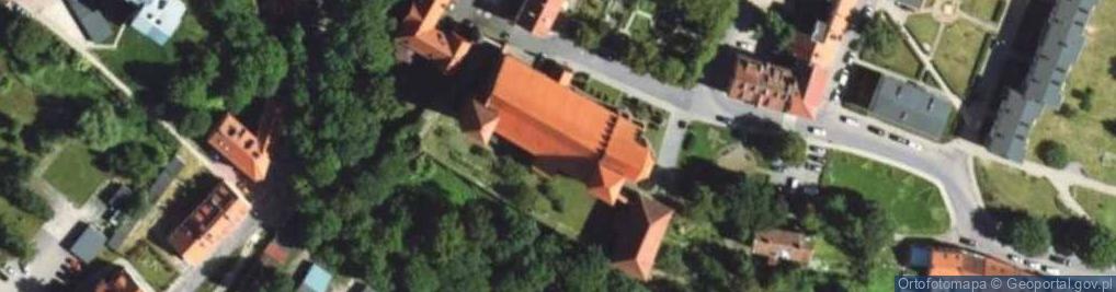 Zdjęcie satelitarne Bazylika św. Jerzego - Sanktuarium Matki Bożej Miłosierdzia