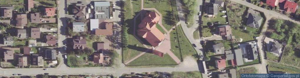 Zdjęcie satelitarne Bożego Macierzyństwa NMP