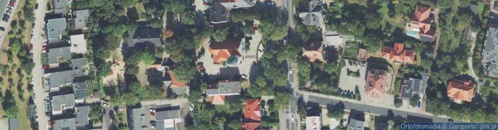 Zdjęcie satelitarne Ducha Świętego i Najświętszego Serca Pana