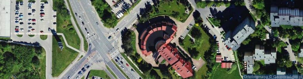 Zdjęcie satelitarne Jezusa Chrystusa Odkupiciela Człowieka