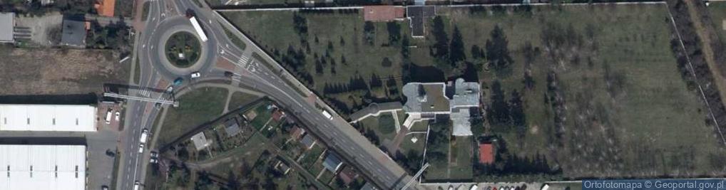 Zdjęcie satelitarne kaplica Sióstr Klarysek