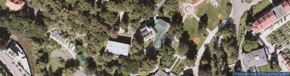 Zdjęcie satelitarne Kaplica zdrojowa Najświętszej Marii Panny Uzdrowienia Chorych