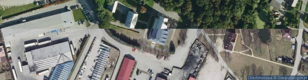 Zdjęcie satelitarne Kościół Rzymskokatolicki pw. Trójcy Przenajświęszej